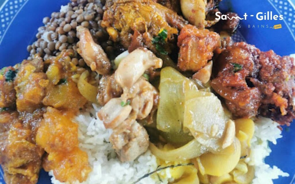 Chez Mité : Restaurant à Saint-Gilles Les Bains, cari