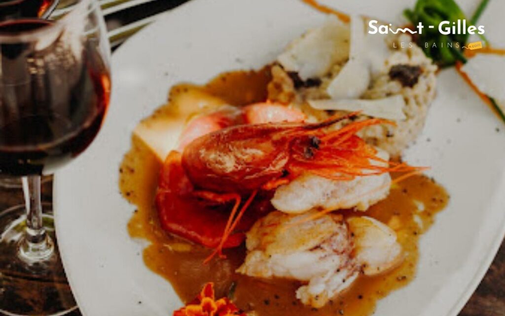 Ô Ti Marché Restaurant, Epicerie Fine, Cave à Vin à La Réunion : Plat