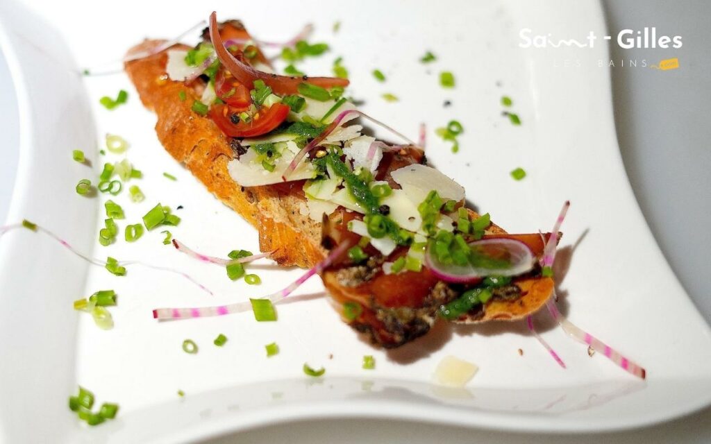 Le Rooftop : Bar à Tapas et restaurant à Saint-Gilles Les Bains à La Réunion, repas