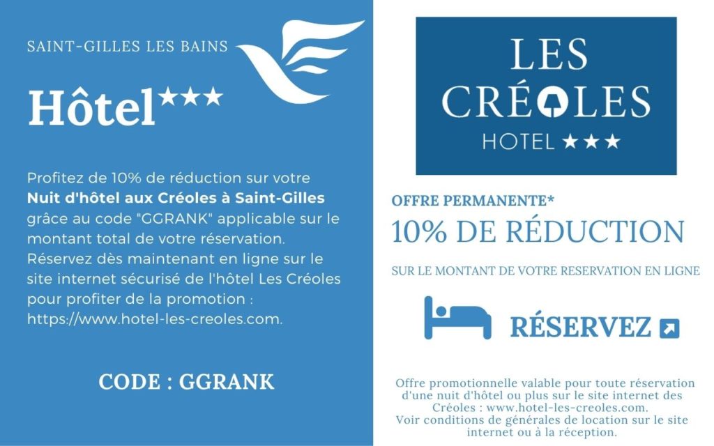 Bon plan hotel Saint Gilles les Bains