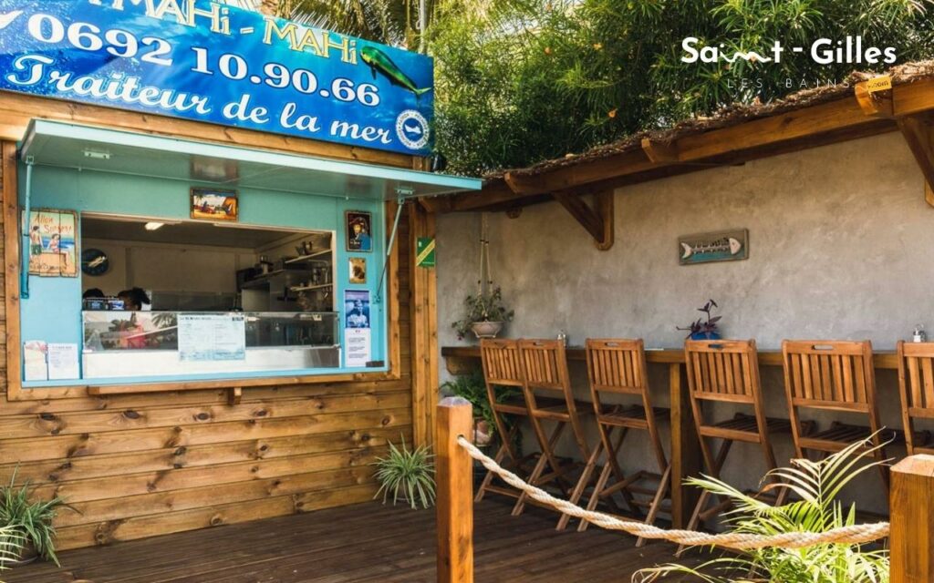 Façade le Ti Mahi Mahi : Saint-Gilles Les Bains à La Réunion