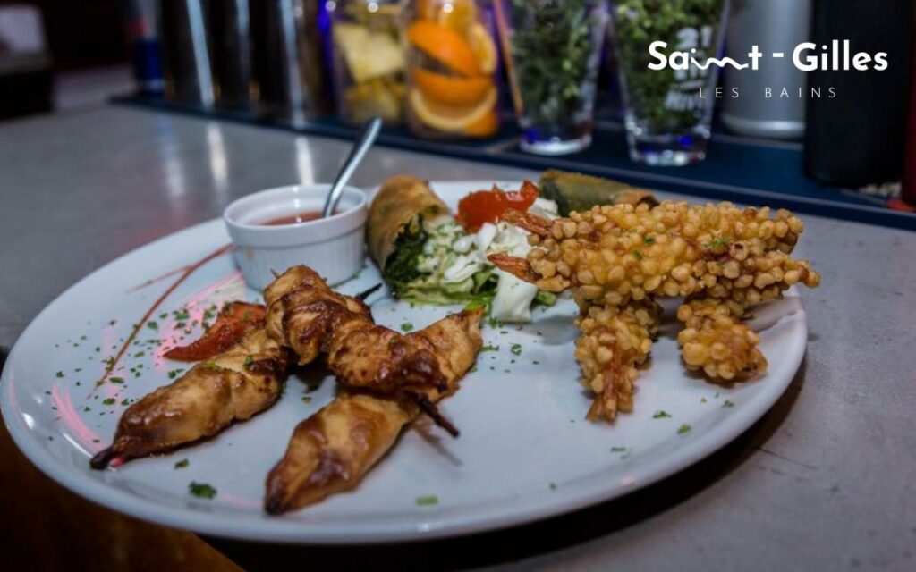 Repas du restaurant Le Balcon à Saint-Gilles Les Bains à La Réunion