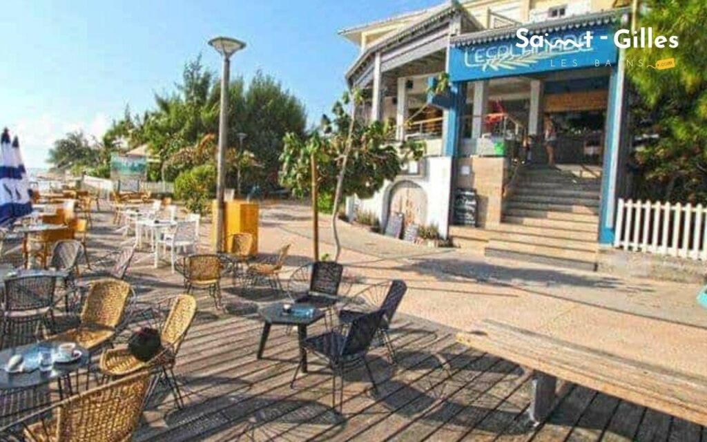 Façade de L'esplanade à Saint-Gilles