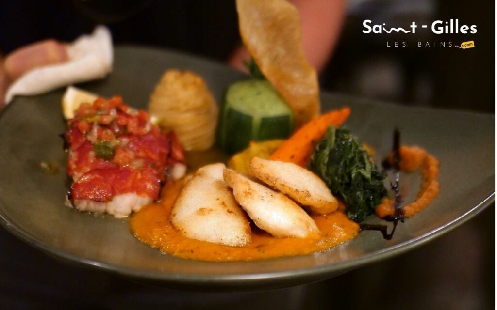 Plat de la carte au restaurant Le Chez Nous à La Réunion