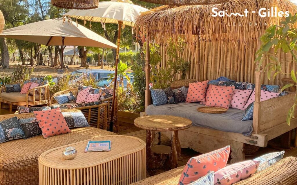 Salon du restaurant Les Balançoires à Saint-Gilles Les Bains à La Réunion