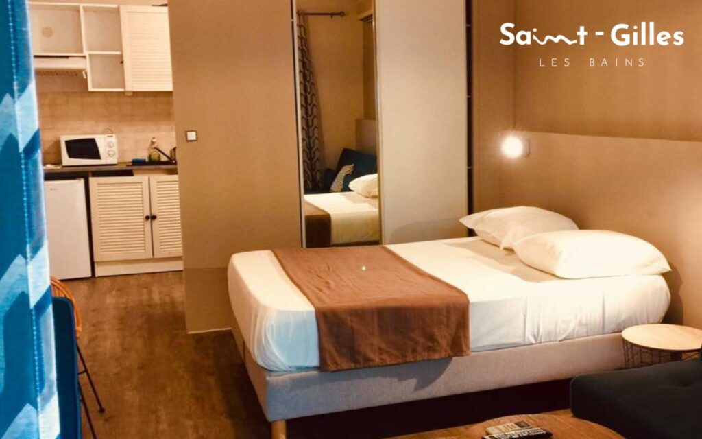 Chambre de l'Appart Hôtel Marina à Saint-Gilles Les Bains à La Réunion