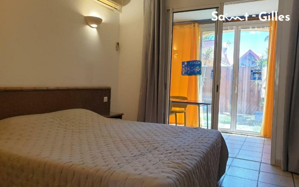 Chambre de la résidence hôtel Aquabeach à Saint-Gilles Les Bains à La Réunion