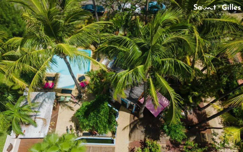 Vue extérieur à La Réunion de l'hôtel Coco Island à Saint-Gilles Les Bains 974