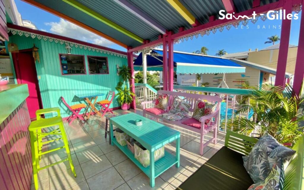 Cuisine commune de l'Hôtel de La Plage à Saint-Gilles Les Bains à La Réunion