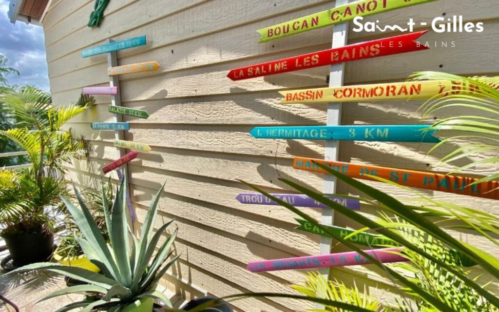 Extérieure de l'Hôtel de La Plage à La Réunion à Saint-Gilles Les Bains