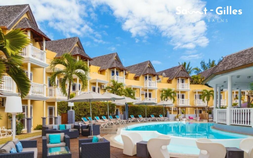 Façade de l'Ermitage Boutik Hôtel à Saint-Gilles Les Bains à La Réunion