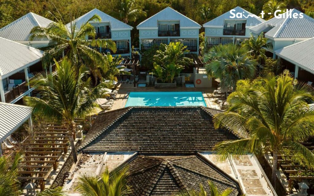Extérieur de l'hôtel à La Réunion Les Créoles à Saint-Gilles Les Bains