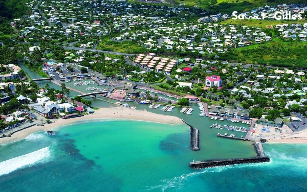 Station balnéaire de Saint-Gilles Les Bains à La Réunion