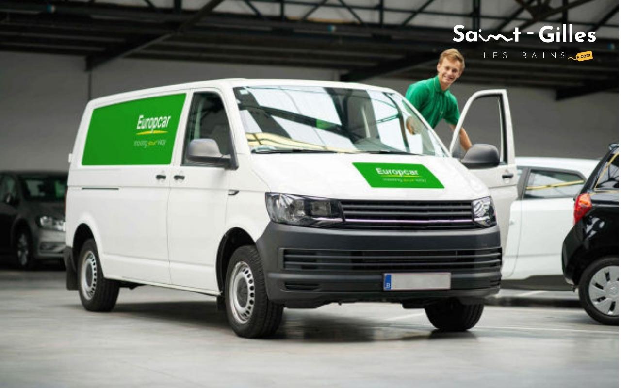 Location de voiture à l'aéroport de EuropCar à Saint-Gilles Les Bains