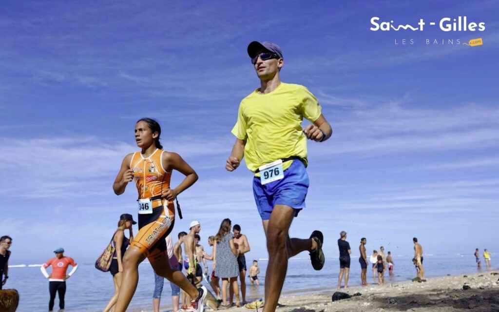 Course avec le Club Triathlon à Saint-Gilles Les Bains à La Réunion