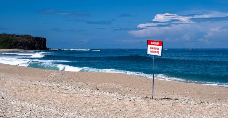 baignade interdite à saint gilles les bains