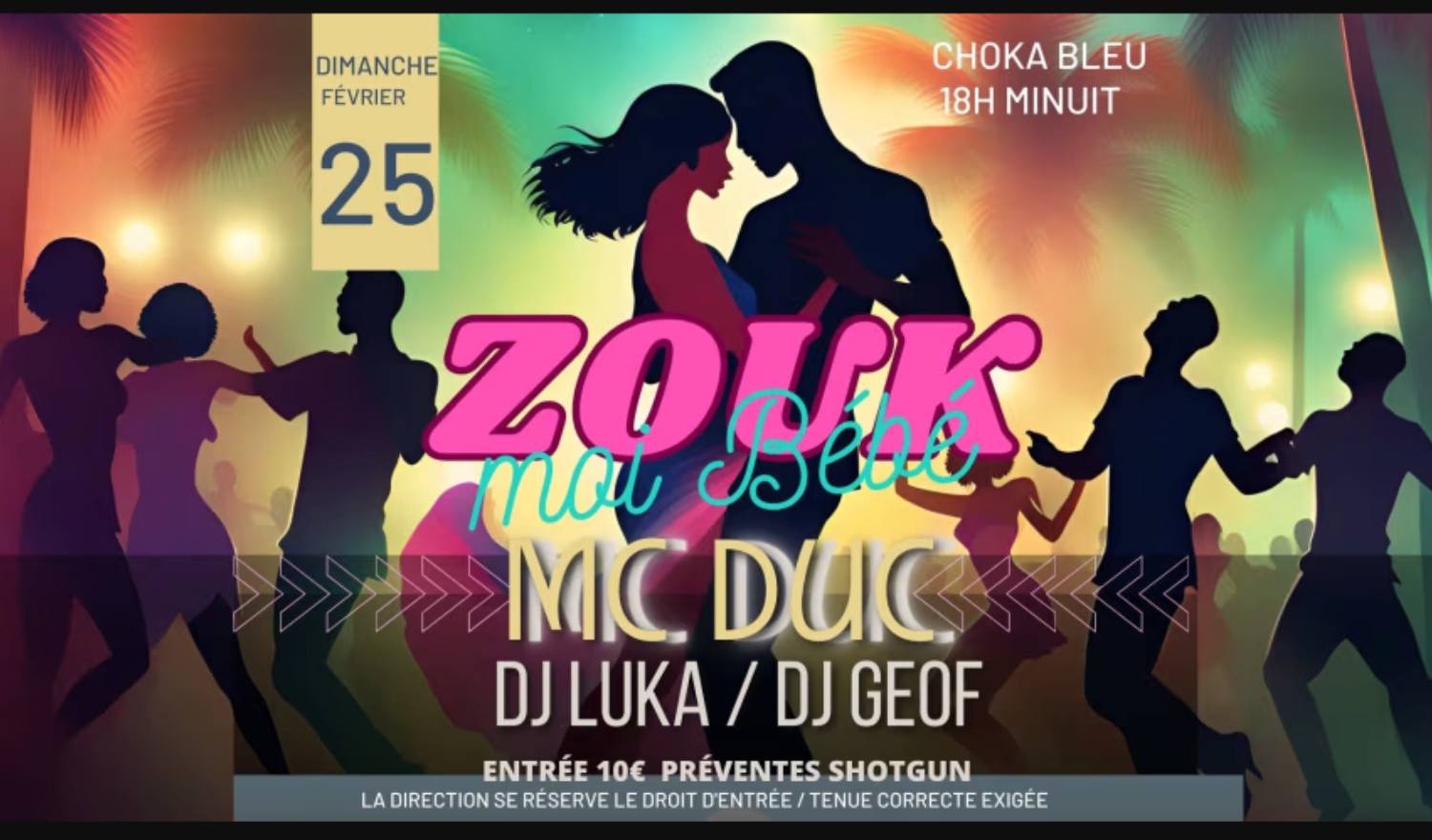 Zouk au Choka bleu