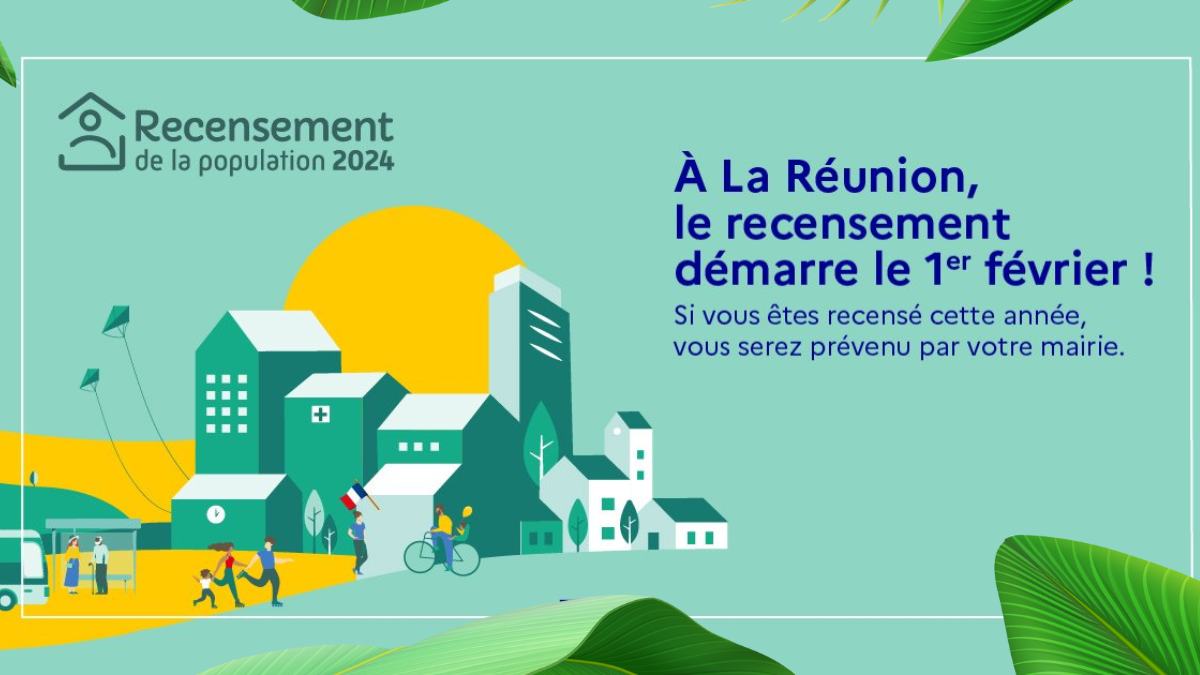 Le recensement à La Réunion.