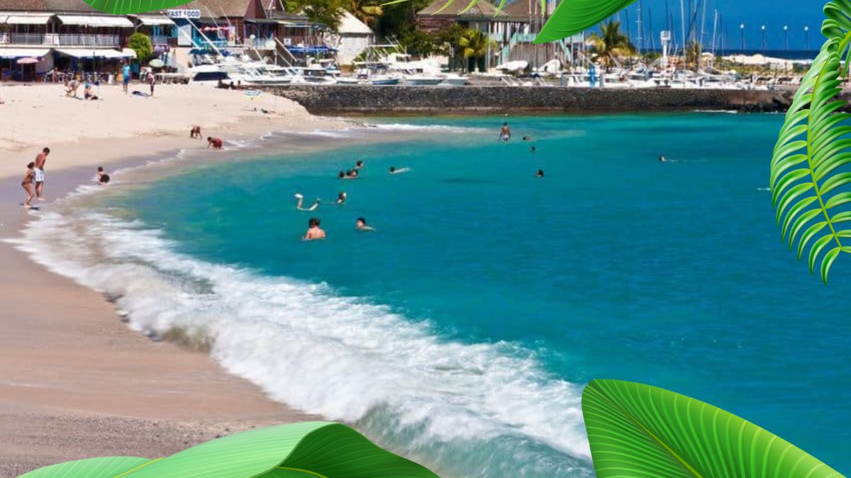 Plage des Roches noires à Saint-Gilles les bains