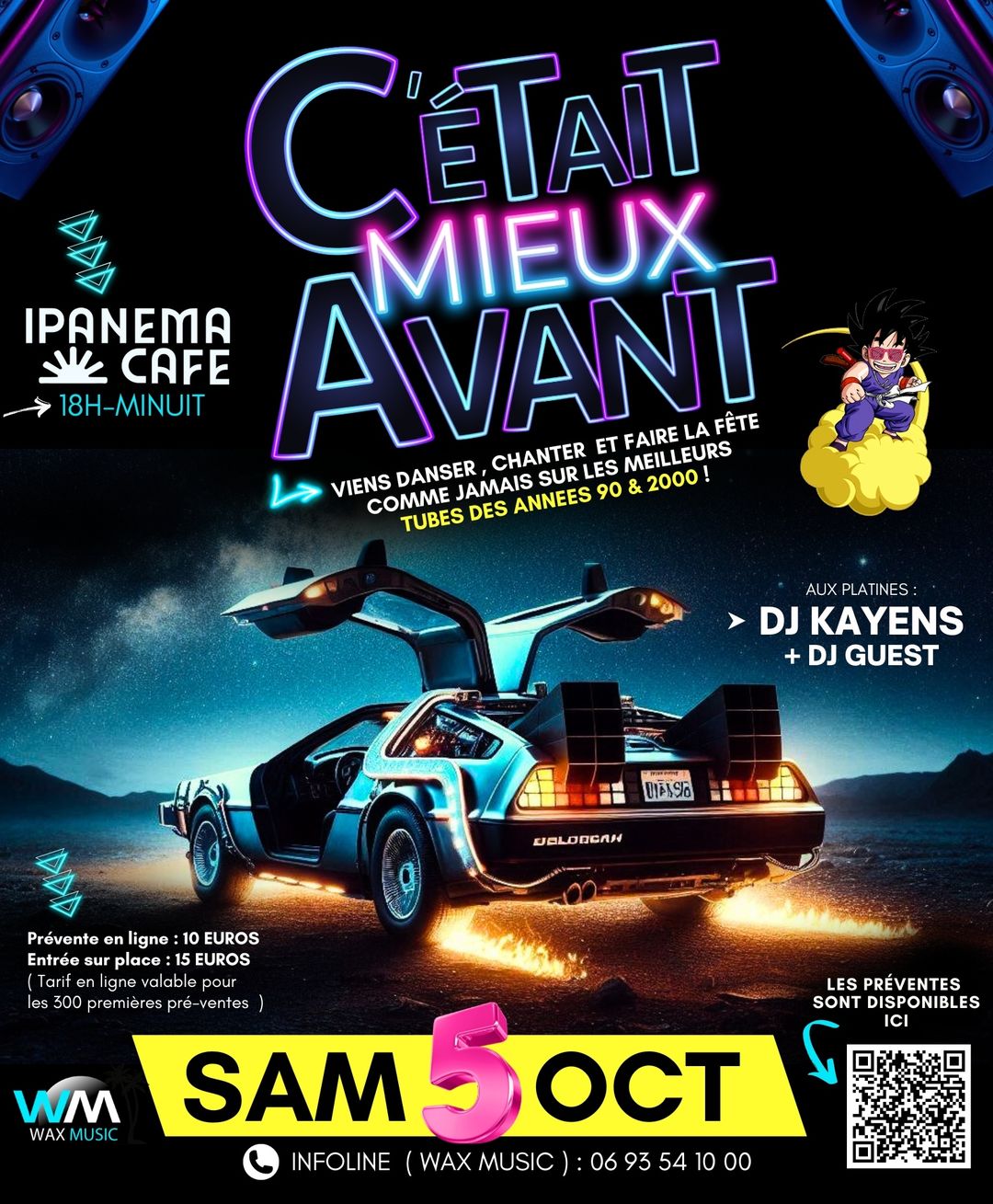 Soirée C&rsquo;était mieux avant à l&rsquo;Ipanema Café !