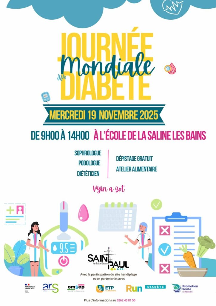 Journée mondiale du diabète à la Saline les bains